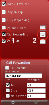 Voix Forwarding options Voix Forwarding options