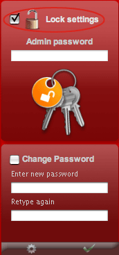 voix lock settings