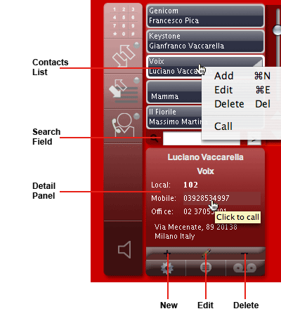 Address book