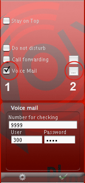 Voix Voice mail Options