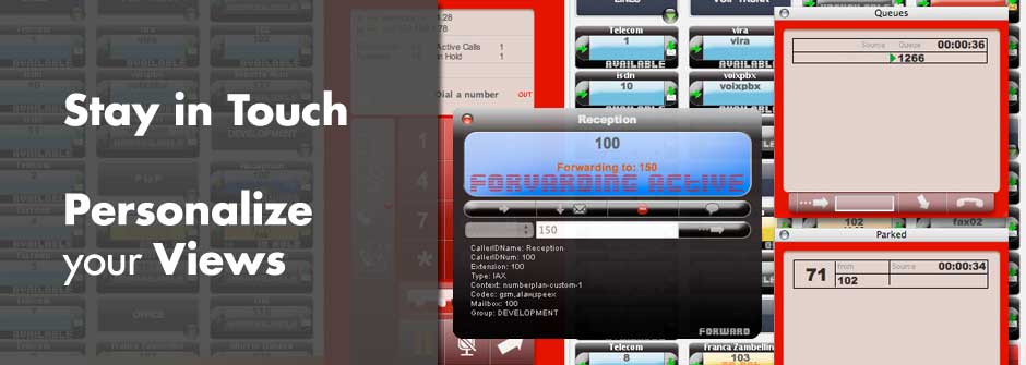 stay in touch personalize your views